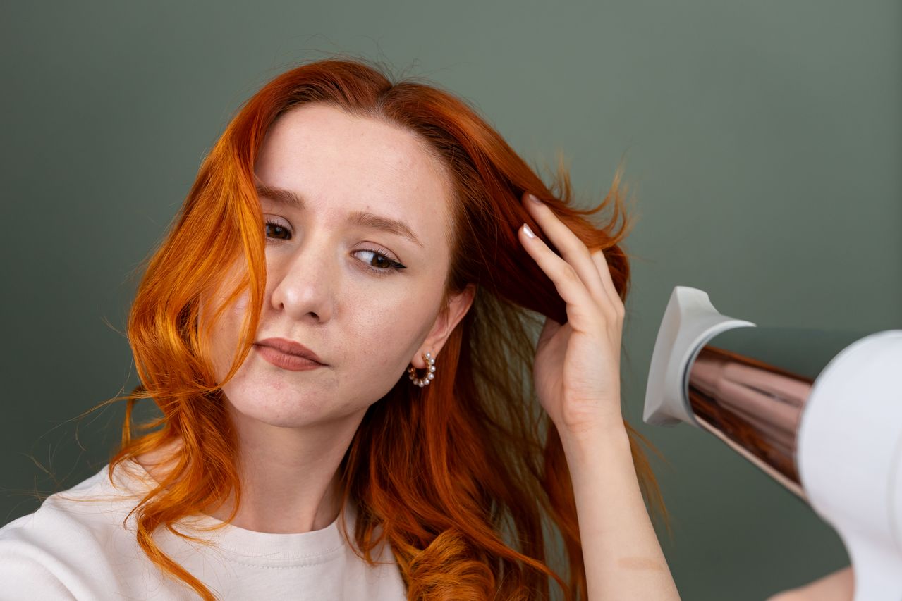 blow drying